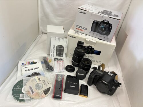 カメラの買い取りなら、最高額ドットコムにお任せください！！キヤノンの60D、Wズームキットを福山店にて最高額で買取させて頂きました！